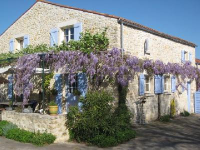 Belle demeure charentaise en pierre avec piscine +2 GITES de vacances photo 4